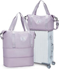 Travel Duffel Bag, Sports Tote Gym Bag, Shoulder Weekender Overnight Bag for Women by WONHOX