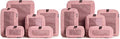 Compression Packing Cubes for Travel - Luggage Organizer Bags - Double Zipper Packing Cubes for Suitcases (12-Pack, Rose) by Aerotrunk