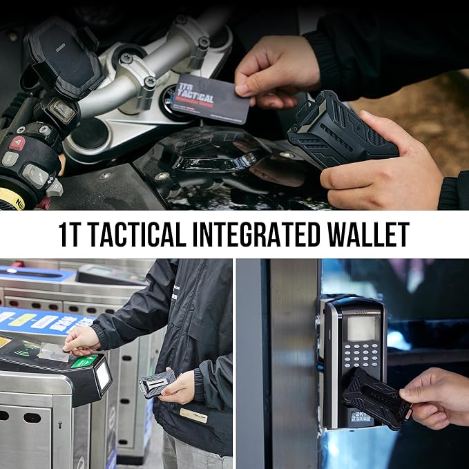 Carbon Fiber Slim Wallet Money Clip RFID Blocking ID Window | Hold UP to 15 card,C-Shaped Quick-Access Card Slot,Front Pocket Slim Fit Design,Lanyard Compatible Badge Holder,Easy Clean - Image 6
