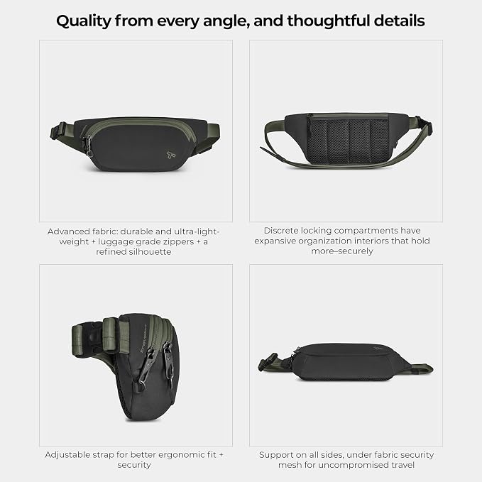 Travelon Anti-Theft The Voyages Waist Pack - Image 5