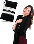 Pashmina Shawl Wraps for Women | USA Made Travel Scarf for Women | Lightweight & Soft Pashmina | Evening Dresses | Travel Scarf Airplane | UPF 50+ Sun Protection | 68x35in by Happyluxe