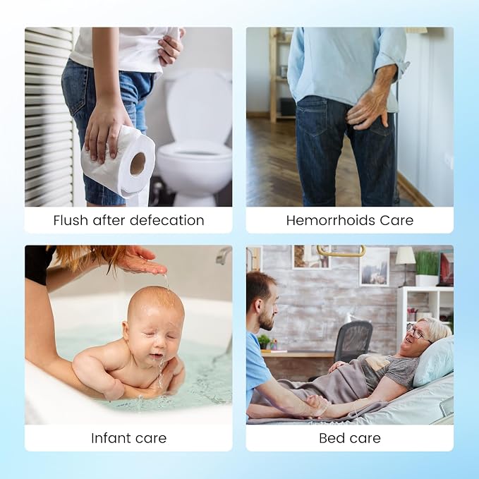 Portable Travel Bidet with Water Absorbing Ball, 360° Full Usage Electric Handheld Bidet Sprayer, Rechargeable USB-C, Dual Modes Feminine Washer for Postpartum Care, Camping & Personal Hygiene - Image 9