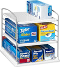 YouCopia UpSpace Adjustable Box Organizer for Foil Wrap and Kitchen Cabinet Storage, Original, White by YouCopia