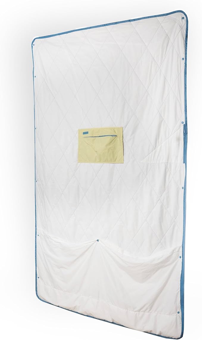 Gravel Layover Travel Blanket – Ultra-Light Compact Blanket for Camping and Outdoor Adventures - Down Alternative Portable Travel Blanket for Layovers & Road Trips (Polar) by Gravel