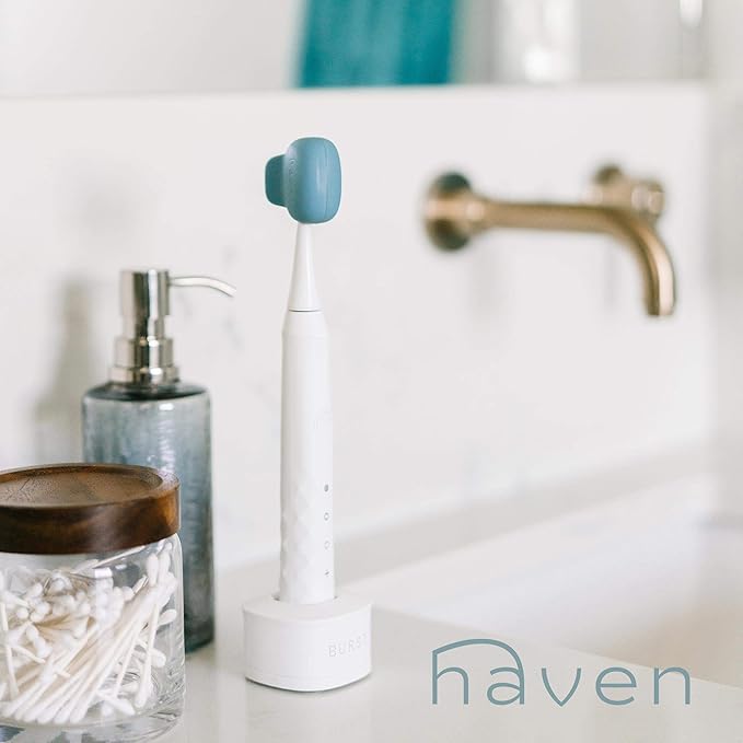Haven Toothbrush Cover - Fits Electronic and Manual Toothbrushes - Toothbrush Case Holder for Travel - Set of Two Tooth Brush Cap Protectors (White and Coral) - Image 7