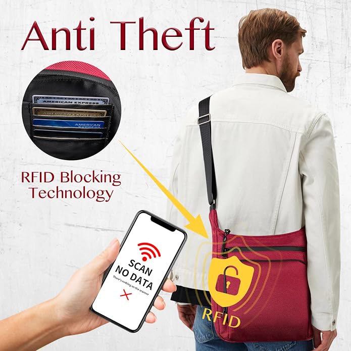 Sling Backpack Anti theft Crossbody Shoulder Bag for Men and Women Travel Work - Image 2