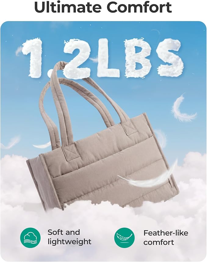 BAGSMART Small Tote Bag for Women, Work Teacher Bag with Zipper Closure - Image 7