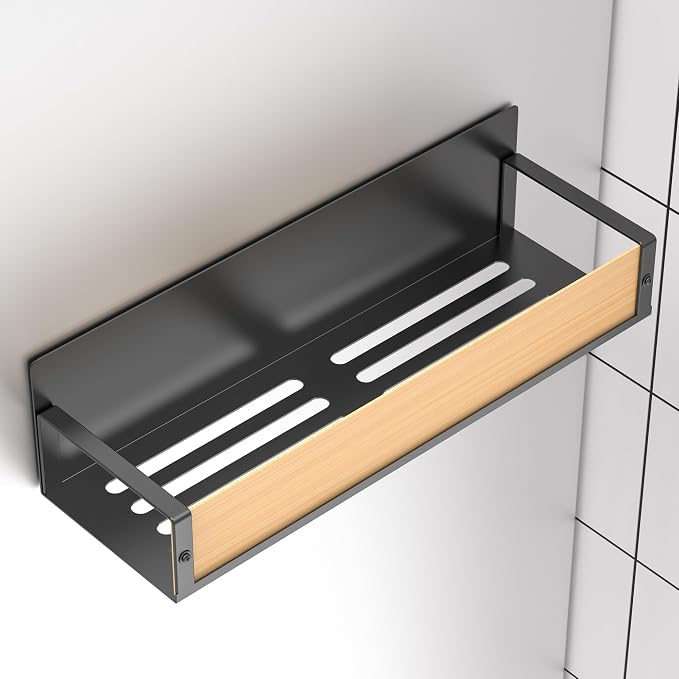 HuggieGems Metal Magnetic Spice Rack for Refrigerator Wood, 2 Pack | Magnetic Shelves Heavy Duty for Fridge in Kitchen, Seasoning Storage Organizer, For Oven Washer and Dryer, For Heavier Items - Image 4