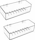 Cq acrylic Bathroom Shower Shelf Organizer Rack,Adhesive Shower Organizer for Bathroom Storage&Home Decor&Kitchen,Wall Shower Caddy Shelf Non Drilling Adhesive and No Damage Wall Mount,2 Pack Clear by Cqacrylic