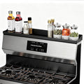 Foeacry 30" Magnetic Stove Top Shelf - Stainless Steel Magnetic Spice organizer for above the Over stove shelf kitchen small space solutions by Foeacry