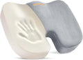 SAIREIDER Seat Cushions for Office Chairs, Memory Foam Coccyx Cushion Pads for Tailbone Pain, Sciatica Relief Pillow, Car Seat Cushion, Correct Sitting Posture (Grey) by SAIREIDER