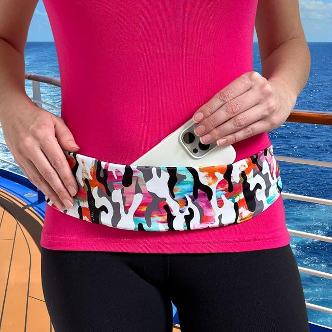BANDI Plus Size Fanny Pack for Women – Travel-Ready Pocket Belt for Phone, Passport, Keys, Money, & Medical Devices, Adjustable Fit, Comfortable - Rio - Image 2