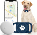 Smart Pet Tracker for Collar - Dog Tracker Pet Location Tracker with Holder | Real-Time Location, No Monthly Fee/ SIM Card, Work with Android Only (Not for IOS), Ultra-Slim, IP68 Waterproof Holder, Blue by Ztobny
