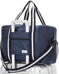 Carry On Travel Bag, Lightweight Foldable Packable Tote Bag 25L | Water Repellent, Expandable Travel Duffle with Luggage Sleeve and Shoulder Strap for Men Women by Arxus