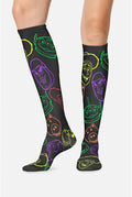 Cherokee Legwear Compression Socks for Women 10-15 mmHg (1-Pair Pack) | Comfort Support Knee Highs, Soft Fit, Regular & Wide Calf, Soft Knit Feel, Lightweight, Easy Care for Work and Everyday Wear by Cherokee