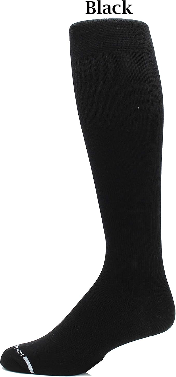 Dr. Motion 4 Pairs Men's Athletic Traveler Graduated Compression Knee High Socks - Image 2