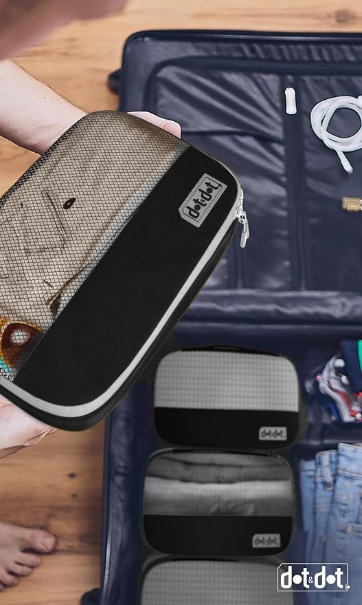 4pc Small Packing Cubes for Travel - Luggage Packing Organizers - Travel Packing Cubes for Suitcases - Image 3