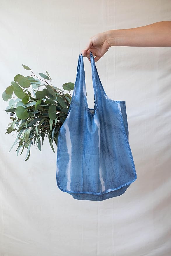 Pure Sage Reusable Grocery Bag - Stylish Shopping Bags for Groceries - Foldable Tote Bag - Image 2
