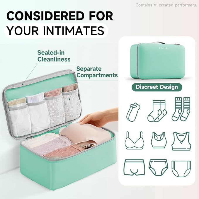 OlarHike 11 Set Packing Cubes for Travel,Gifts for Women Mom,Anti-Tearing Suitcase Organizer,with Over 1000 pcs Mesh Holes,Vacation Essentials & Accessories for Cruise Ship - Image 5