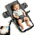 Toddler Airplane Bed, Dark Grey, Baby Travel Essentials, 31*17 In | Portable Seat Extender Travel Bed for Kids, Soft Baby Travel Essentials for Flying, Long Flight Must Haves Footrest by Unknown
