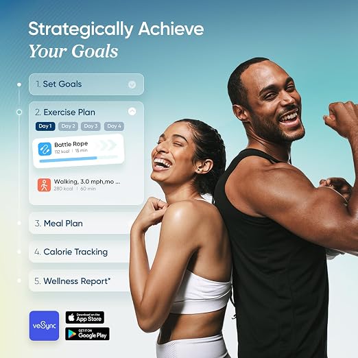 Etekcity Upgraded Smart Scale for Body Weight Fat and BMI, FSA Eligible | HSA Eligible, Bathroom Scale with Muscle Mass, 13 Metrics, Large Display, Offline Mode and App Connection - Image 5