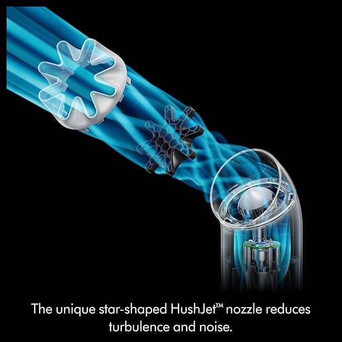 Dyson HushJet Mini 3-in-1 Bladeless Personal Fan (Ink/Cobalt) | Powerful, Quiet Evaporative Cooling | Handheld, Wearable & Desktop, 25 m/s Max airflow, 5 Speeds + Boost, 6 hr Runtime - Image 7