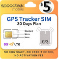 Tracker SIM Card for 5G 4G LTE GSM Pet Senior Kids Car All GPS Tracking Devices | Talk Text Data | 3 in 1 SIM Card Standard Micro Nano | 30 Days Wireless Subscription Plan by SpeedTalkMobile