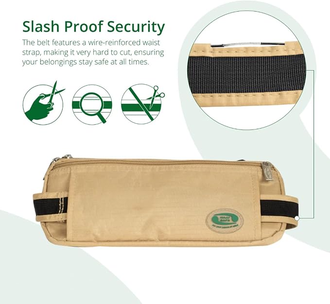 Anti-Theft Waist Bag and Ihram Belt (Large) - Image 6