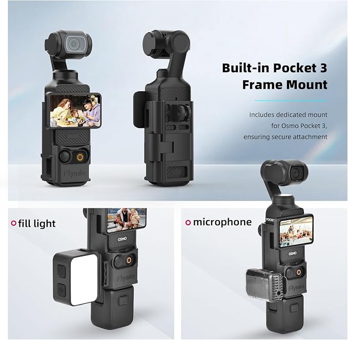 80in Pocket 3 4 Selfie Stick Tripod for GoPro Action Camera, Extendable Stand Vlog Mount for DJI Osmo Pocket 3 4 Action 6 5 Pro 4 3 for Xtra Muse for Insta360 X5 X4 X3 for AKASO DSLR Accessories - Image 4