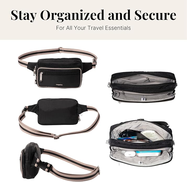 Baggallini Securtex Anti-Theft Belt Bag - Image 6