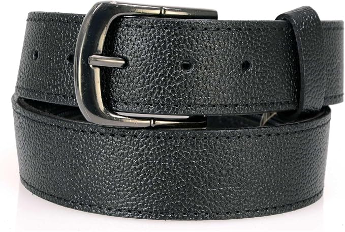 Milwaukee Leather Men's Black Money Leather Belt, MP7150 | Interchangeable Buckle; Hidden Money Pocket; Rider Storage - Image 3