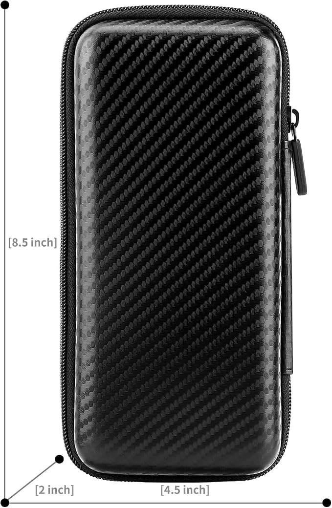 iMangoo Travel Essential Electronics Organizer Charger Case Carrying Pouch | 8.5x4.5x2" Power Bank Tech Accessories Protective Storage Shockproof Portable Purse Men Women School Office Trips Must Have - Image 5