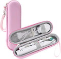 ProCase Toothbrush Travel Case for Oral-B & Sonicare -Pink | Fits Oral-B Pro/IO Series & Sonicare, Hard EVA Cover, Storage Bag Holder with Mesh Pocket by ProCase