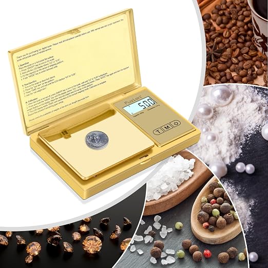 Fuzion Digital Pocket Gram Scale 0.01g x 200g - Jewelry Scale Portable | Easy of Use, Tare Function, 6 Modes Ounces Grains, Batteries Included, Mini Scale for Jewelry, Coins, Herb, Small Food - Image 6