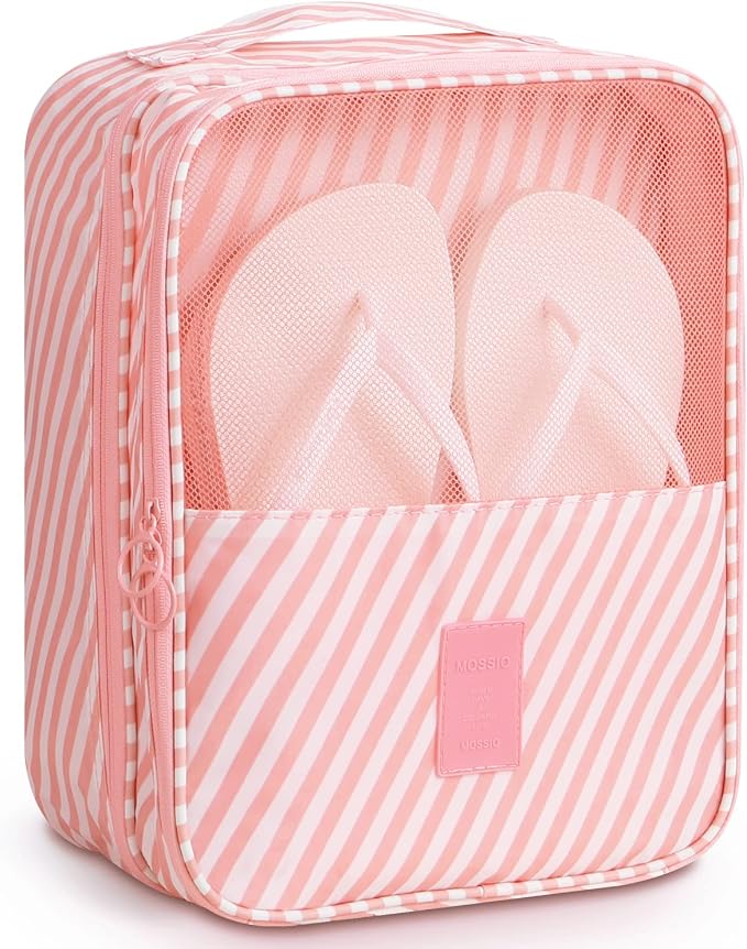 Mossio Shoe Bag Holds 3 Pair of Shoes for Travel and Daily Use Storage Pouch by Mossio