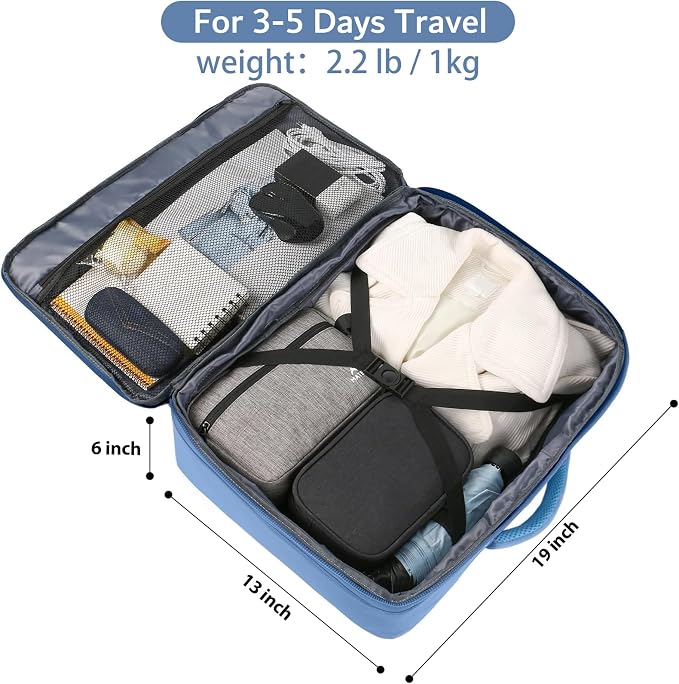 MATEIN Cute Backpack for Women, Expandable Carry on Backpack for Travelling | 45L Rucksack for Traveler Nurses Teacher, Fits Overhead Bin, Water Resistant, Lightweight, Gifts for Business Outdoor Sports - Image 3