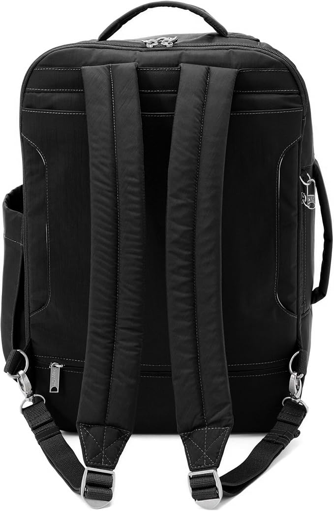 Securtex® Classic Anti-Theft Convertible Travel Backpack - 11x17” Carry-On, Fits 16” Laptop, Locking Zippers, Expandable - Image 3