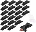GONGKANGYUAN 20 Pack Satin Shoe Bags for Travel, Drawstring Shoe Storage Bags for Men and Women, Dustproof Moisture-Proof Shoe Pouches for Packing & Organizing Shoes by GONGKANGYUAN