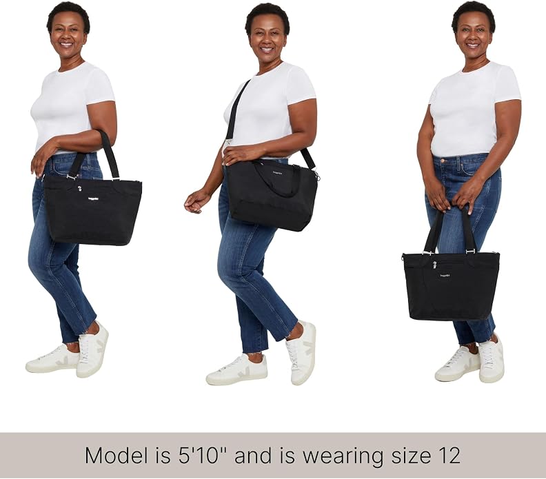 Baggallini Avenue Tote - 12x18 Laptop Tote Bag for Women - Lightweight Work Travel Carry On Bag - Image 2