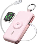 RORRY CharmGo Portable Charger 3 in 1 iPhone Power Bank for Apple 12000mAh | Built-in Retractable Cable Fast Charging Travel Keychain Battery Pack for Apple Watch /iPhone Air/17/16/15/14/13/12 by RORRY