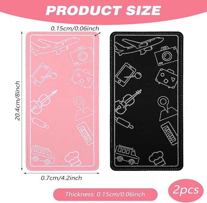 2Pcs Airplane Phone Holder, Flexible Phone Holder Travel Essentials for martphone, Tablet Flight Flap Phones Prop - Image 2