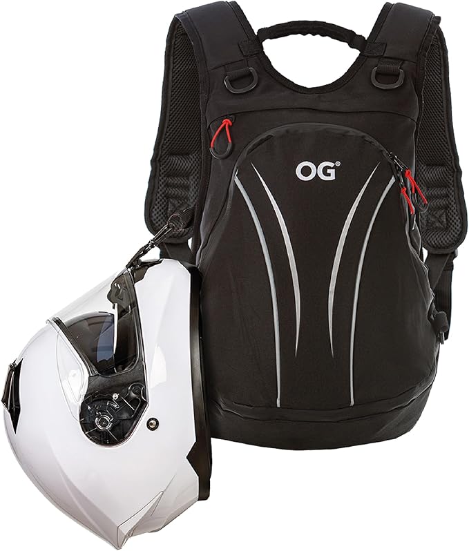 RoadRunner Waterproof Motorcycle Backpack 20L 2 Helmets Anti Theft Pocket | Lightweight design with laptop compartment, helmet strap and reflective details for motorcycle, cycling and daily use. by OGOriginal