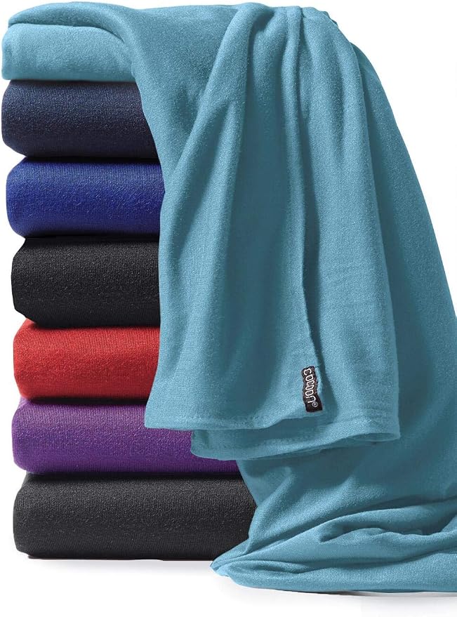 COCOON - Premium - Coolmax - Travel Blanket - Cobalt Blue - Image 2