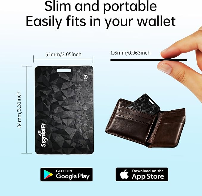Wallet Tracker Card for iOS & Android,Ultra-Thin IP68 Waterproof | Long Battery Life,orks with Apple Find My & Google Find Hub,Wireless Charging,Perfect for Wallets, Passports, Bags & Pets - Image 2