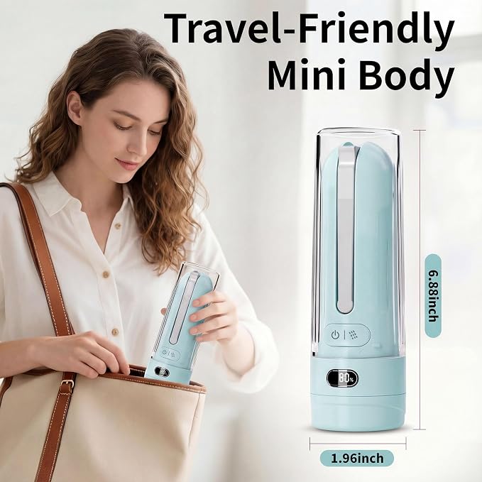 Portable Bidet for Travel,Personal Hygiene Sprayer Bottle for Women Men | Mobile Bidet Portable for Toilet,Electric Handheld High-Pressure Foldable USB-C Battery-Powered - Image 2