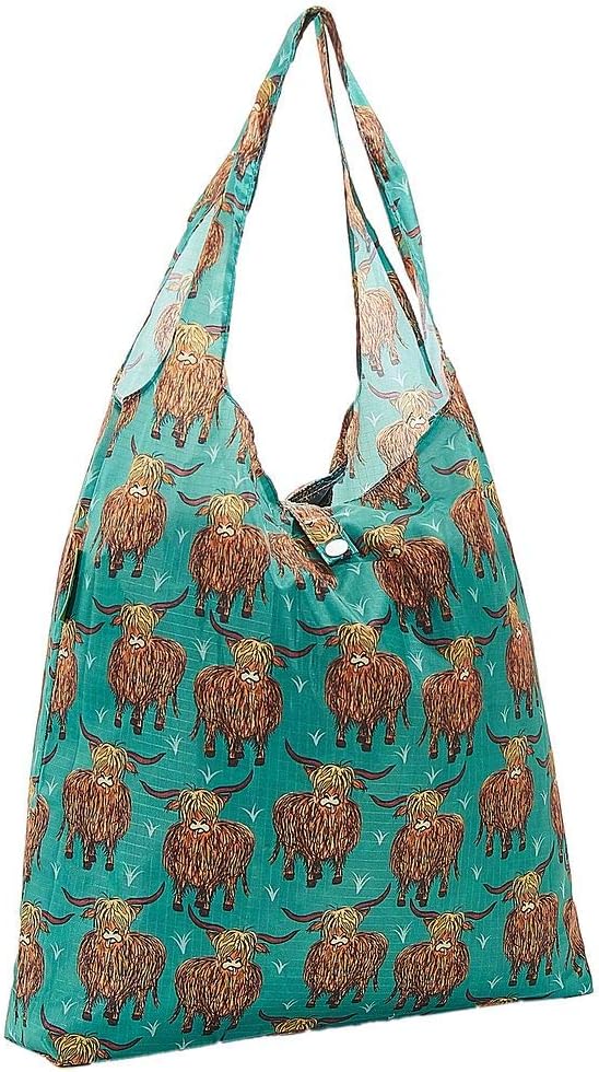 ECO CHIC Foldable Reusable Grocery Bags - Lightweight, Recycled & Reusable Shopping Bag - Waterproof Packable Tote - Image 5