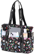 tokidoki Unicorno Foldable Tote Bag for Women, Canvas Tote Bags with Doll Portable Shoulder Handbag for school Work Travel by Tokidoki