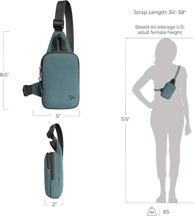 Travelon Anti-Theft The Voyages Compact Sling - Image 4