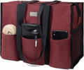 TOPDesign Utility Water Resistant Tote Bag with 13 Pockets, Top Zipper Closure & Thick Bottom Support, for Working Women by TOPDesign
