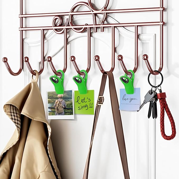 Chip Bag Clips, 12 Pack Magnetic Bag Clips for Refrigerator, Green | Kitchen Clips for Snack and Food, Office, Fridge, Cloth Pins, Garden, Airtight Seal Grip, Easy Open, Strong Hold Design - Image 6